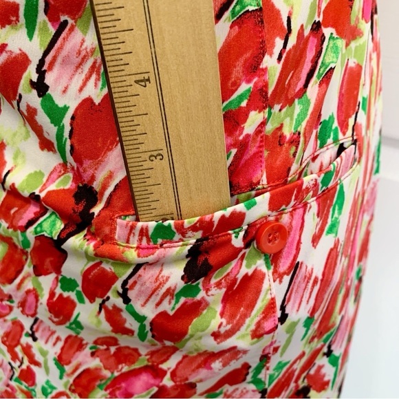 E P pro New York Golf Tennis dress Womens medium Mesh insets Sleeveless Floral - Picture 6 of 10